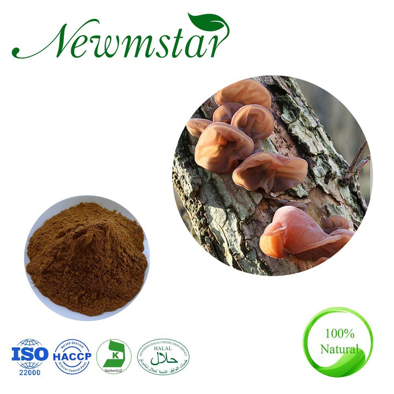 High Quality Mu Er Auricularia Auricula Extract Polysaccharide Powder White/Black Fungus Extract